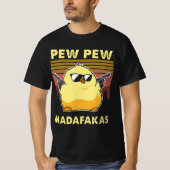 MEME PEW PEW MADAFAKAS  VERMINDEREN T-SHIRT (Voorkant)