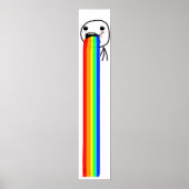 Meme Rainbow Puke Poster (Voorkant)