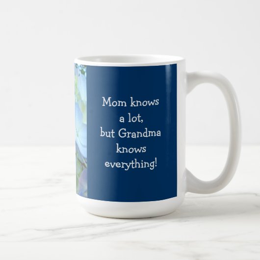 Mémé sait tout ! Mug Hydrangeas (Droite)