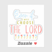 Même si Christian portable autocollant | autocolla (Feuille)