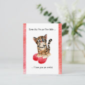 Même toi, Je T'Aime Une Carte Postale Ocelot (Debout devant)
