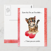 Même toi, Je T'Aime Une Carte Postale Ocelot (Devant / Derrière)