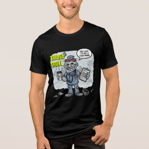 Meme Triage Troll-Nurse Humor ER Med Graphic Art Tri-Blend Shirt