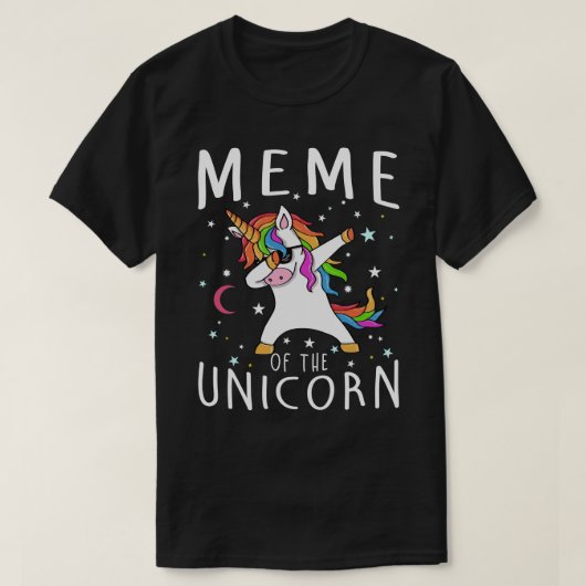 MEME VAN DE UNICOREN T-SHIRT (Design voorkant)