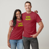 Meme versturen t-shirt (Unisex)