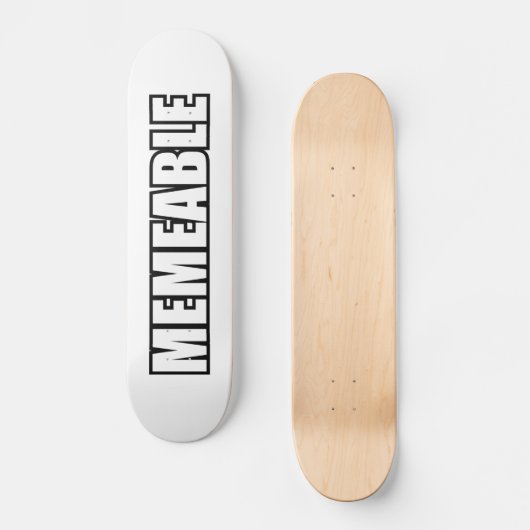 MEMEABEL SKATEBOARD (Voorkant)