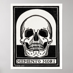 Memento mori (1916) door Julie de Graag (1877-1924 Poster