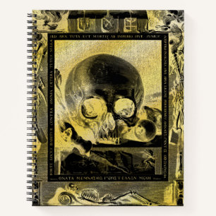 Memento Mori Alchimie d'or gothique Livre d'ombres