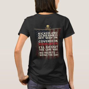 Memento Mori 🫡🪖 Bedenk dat Je Zal Sterven + Vlag T-shirt