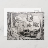 MEMENTO MORI BRIEFKAART (Voorkant / Achterkant)