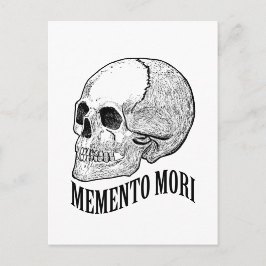 Memento mori briefkaart (Voorkant)