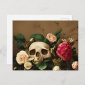 Memento mori briefkaart (Voorkant / Achterkant)