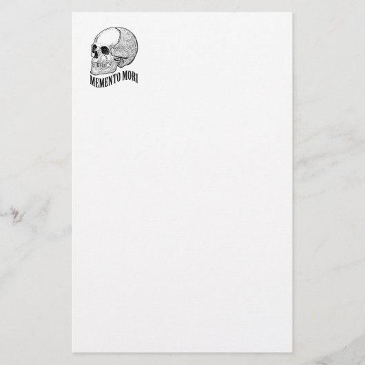 Memento mori briefpapier (Voorkant)