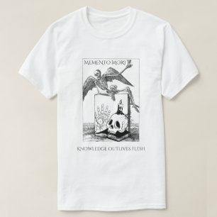 memento mori donkere academica t-shirt