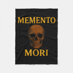 Memento Mori Filosofie Stoïcisme Citaat Fleece Deken