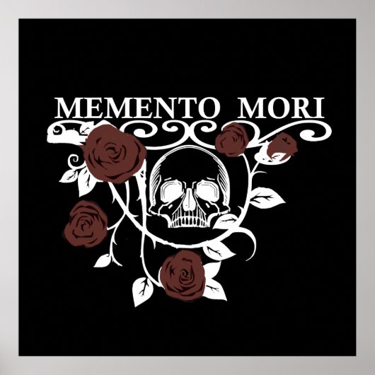 memento mori flower poster (Voorkant)