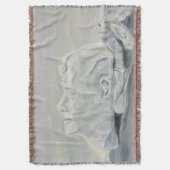 Memento Mori Gooi Deken (Voorkant Verticaal)