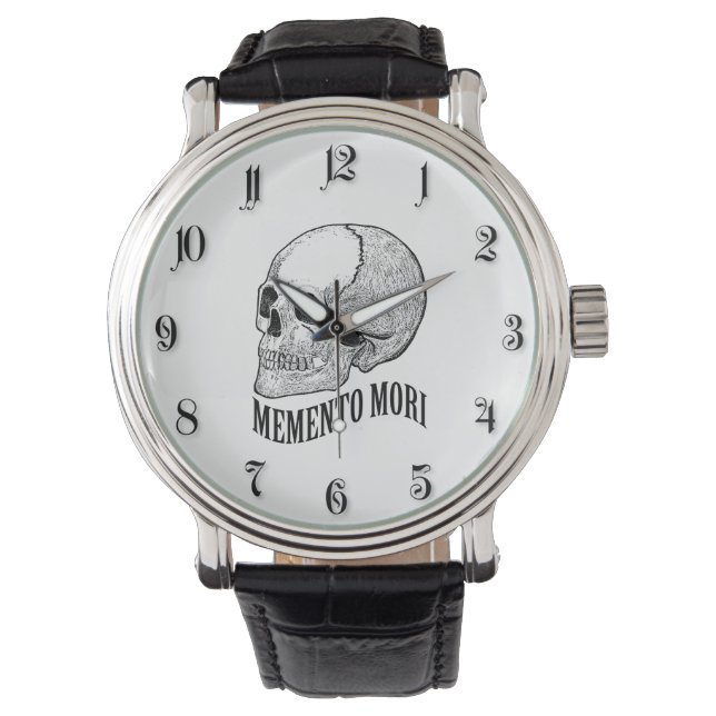 Memento mori horloge (Voorkant)