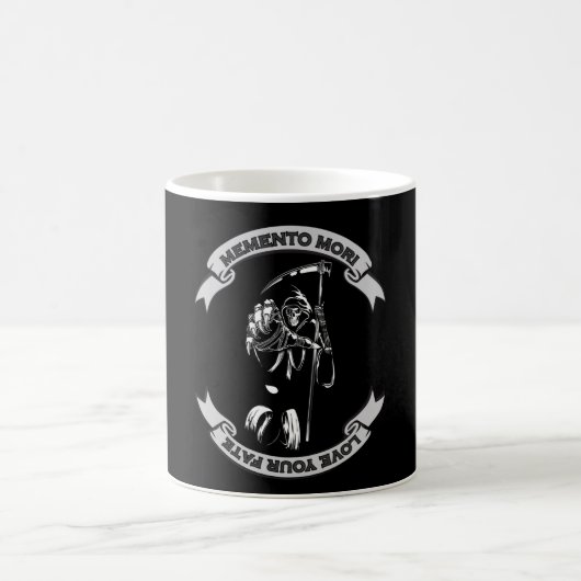 MEMENTO MORI houdt van uw Fate Grim Reaper Koffiemok (Center)