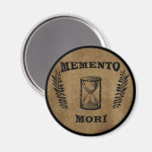 memento mori hourglass magneet (Voorkant / Achterkant)