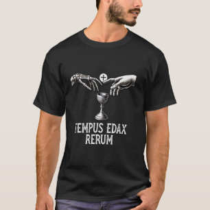 Memento Mori Katholieke Eucharistie Tradionele Lat T-shirt
