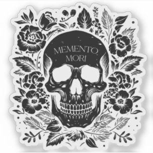 Memento Mori - Latijn Sticker