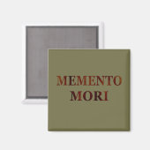 Memento mori magneet (Voorkant / Achterkant)