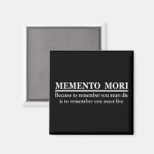 Memento mori magneet (Voorkant / Achterkant)