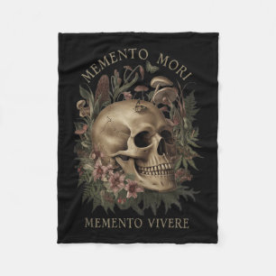 Memento Mori Memento Vivere _ Filosofie & amp; Lat Fleece Deken