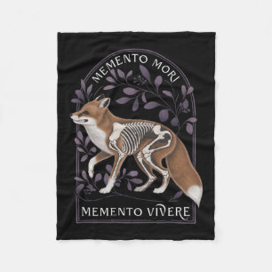 Memento Mori Memento Vivere _ Filosofie & amp; Lat Fleece Deken