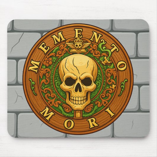 Memento Mori Mousepad by Phil Elmore Muismat (Voorkant)