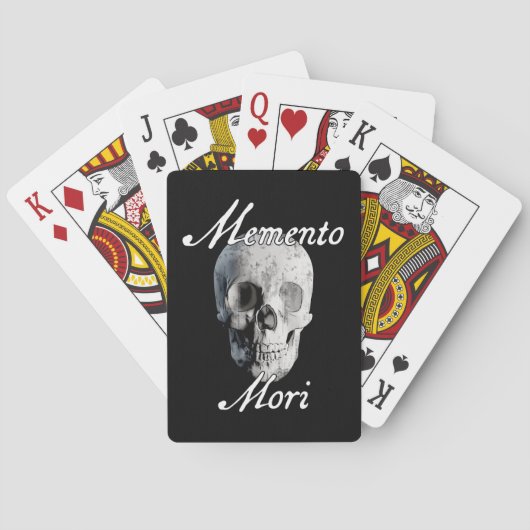 Memento Mori Pokerkaarten (Achterkant)