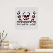 memento mori poster (Keuken)