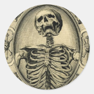 Memento Mori Ronde Sticker