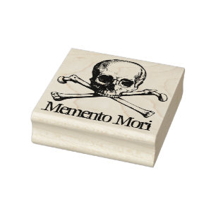 Memento mori 	rubberstempel