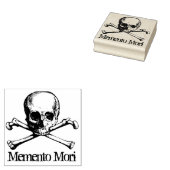 Memento mori 	rubberstempel (Gestempeld)