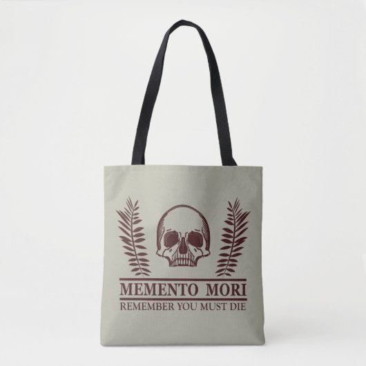 Memento mori schedel draagtas (Voorkant)