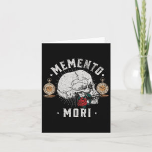 Memento Mori  schedel _ Filosofie Stoïcijns Kaart