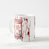 Memento mori schedel koffiemok (Voorkant links)