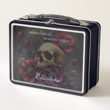 Memento Mori Schedel Met Bloemen