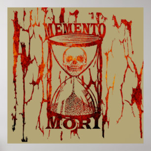 Memento mori schedel poster