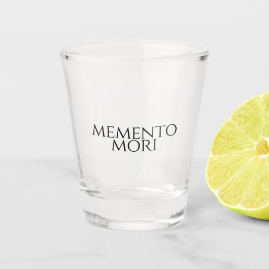 Memento Mori Shot Glas (Voorkant)