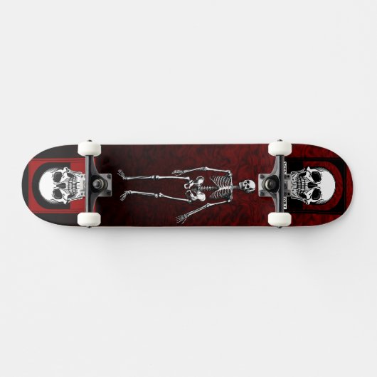 Memento Mori - Skeleton Skateboard Design (Horz)