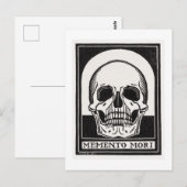 Memento Mori Skull Art Briefkaart (Voorkant / Achterkant)