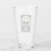 Memento Mori Skull Art Glas (Achterkant)