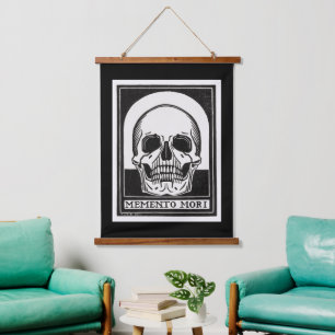 Memento Mori Skull Art Hangend Wandkleed