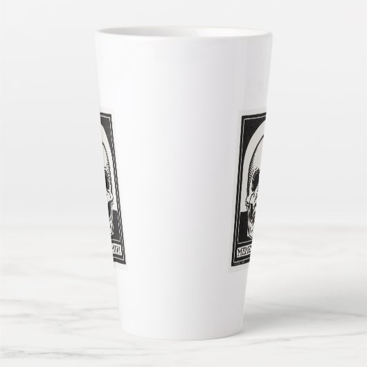 Memento Mori Skull Latte Mok (Voorkant)