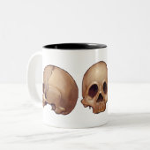 Memento Mori Skull Mok (Voorkant links)