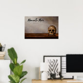 Memento Mori - Skull op Table Poster (Thuiskantoor)