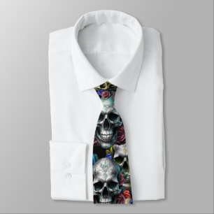 Memento Mori Skulls-Stropdas Stropdas